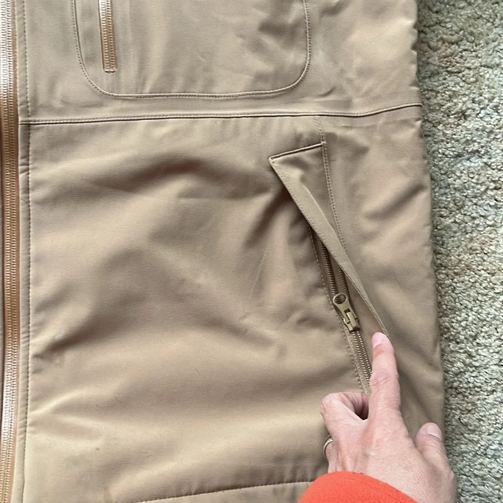 5.11 Tactical Series Tan Performance Jacket with Hood - Picture 8 of 13